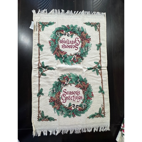 Cecil Saydah Other - Vintage Cecil Saydah Christmas Kitchen Towels Set of 4 Cotton Holiday Decor
